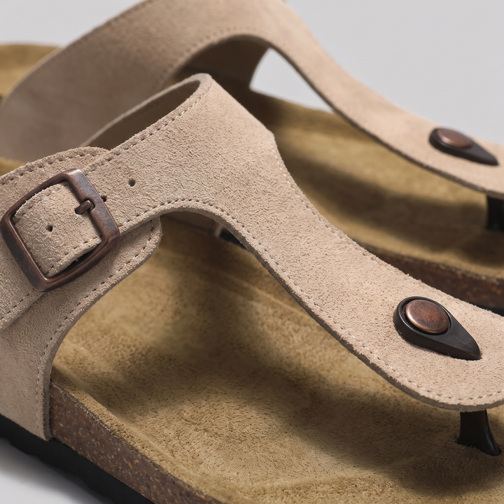 Men's Slippers with Buckle