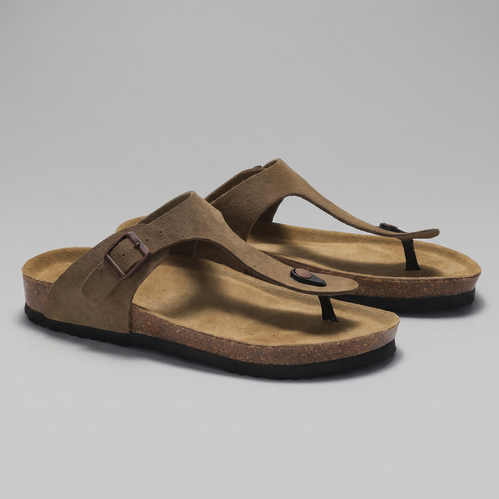 Men's Slippers with Buckle