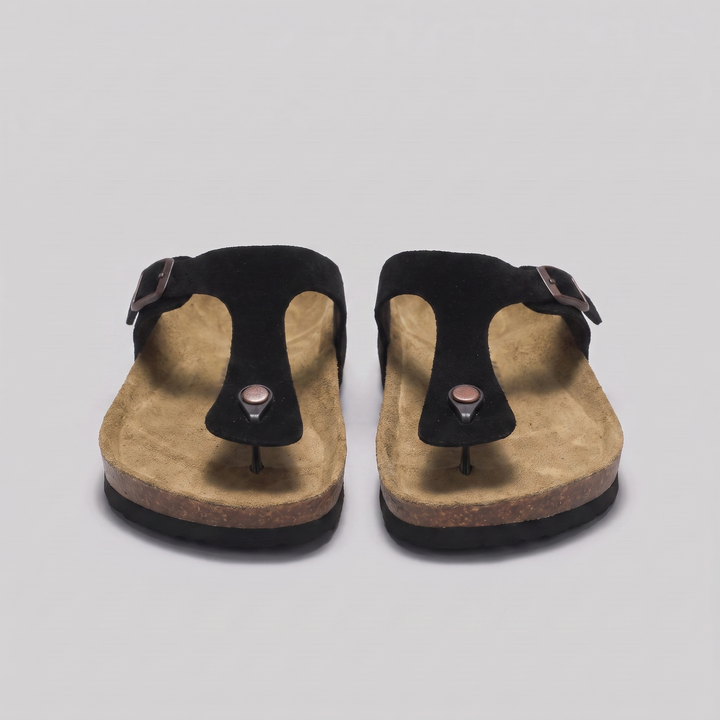 Men's Slippers with Buckle