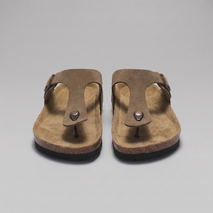 Men's Slippers with Buckle
