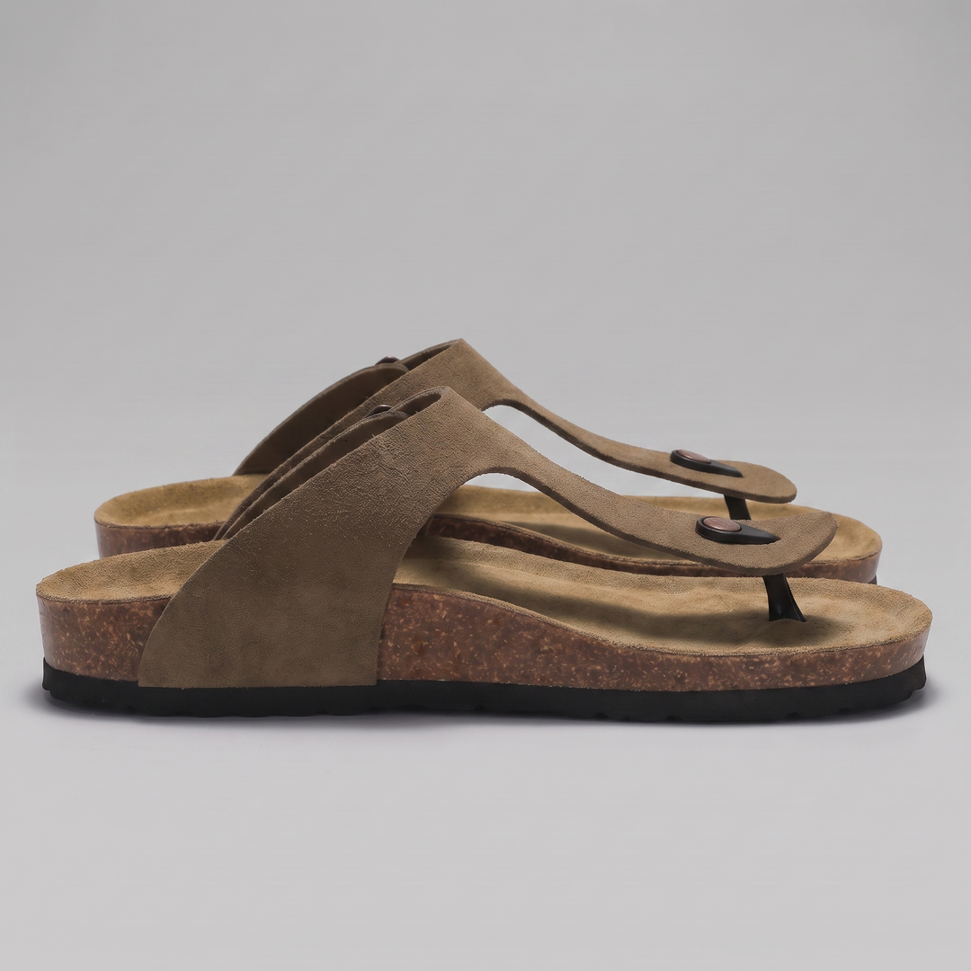 Men's Slippers with Buckle