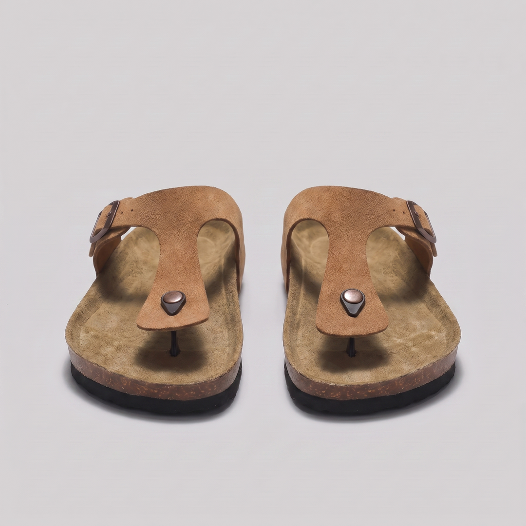 Men's Slippers with Buckle