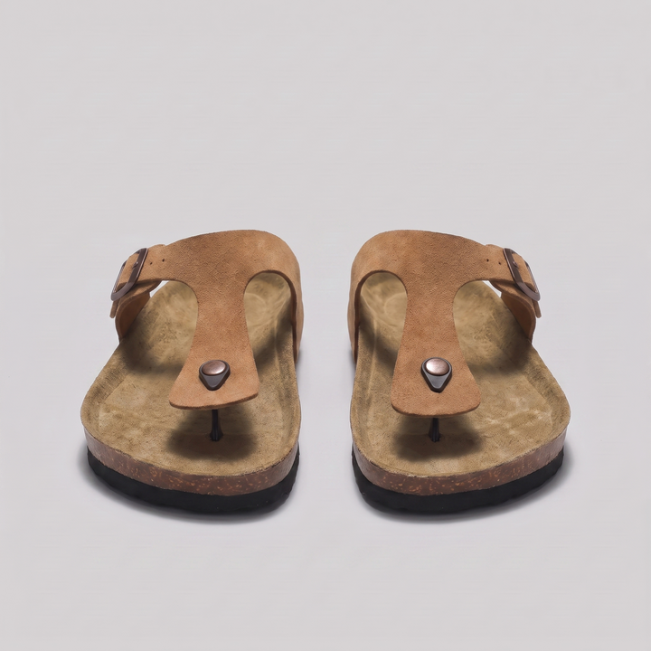 Men's Slippers with Buckle