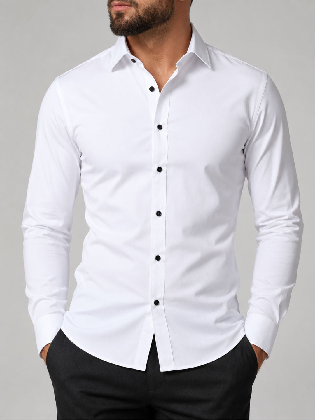 Men's Stretch Shirt Wedding