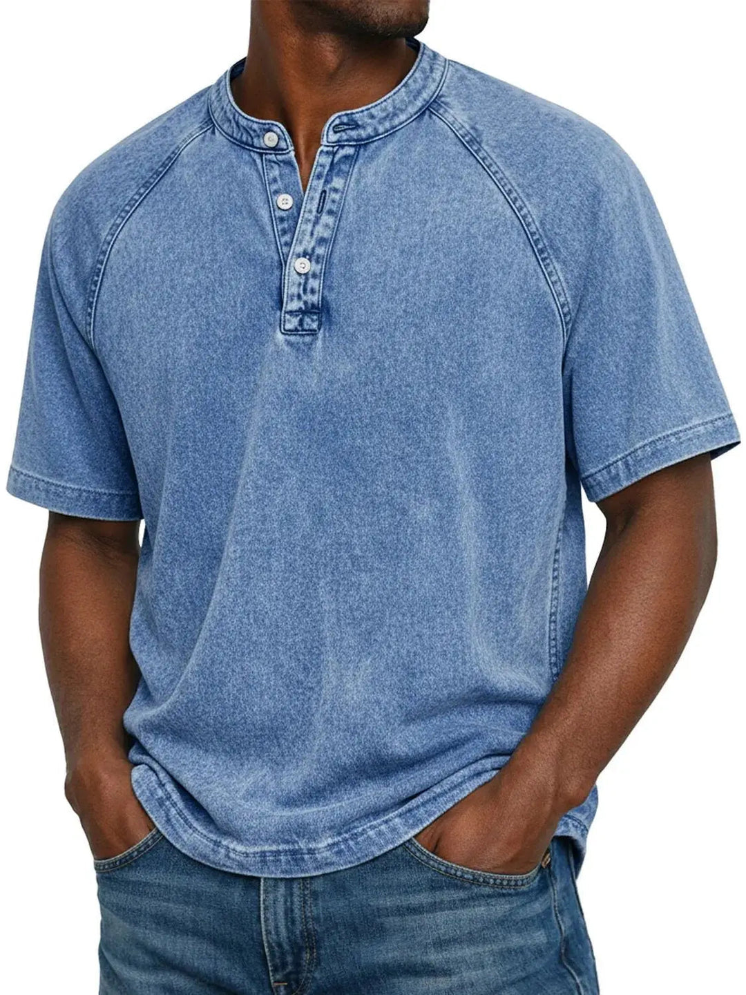Men's Shirt with Buttons Short Sleeves Casual