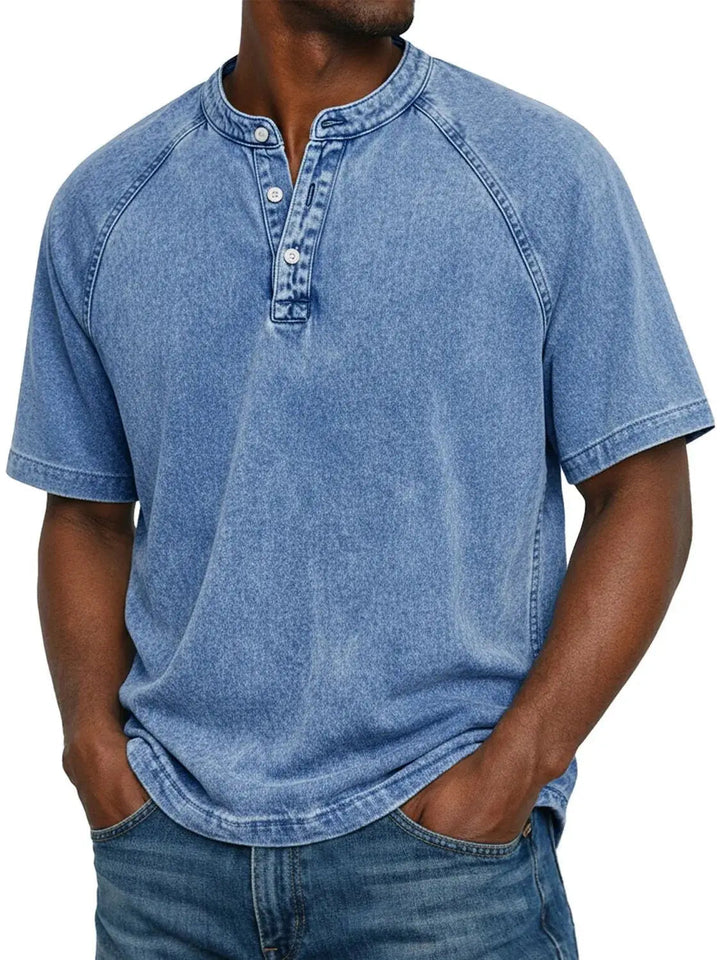 Men's Shirt with Buttons Short Sleeves Casual