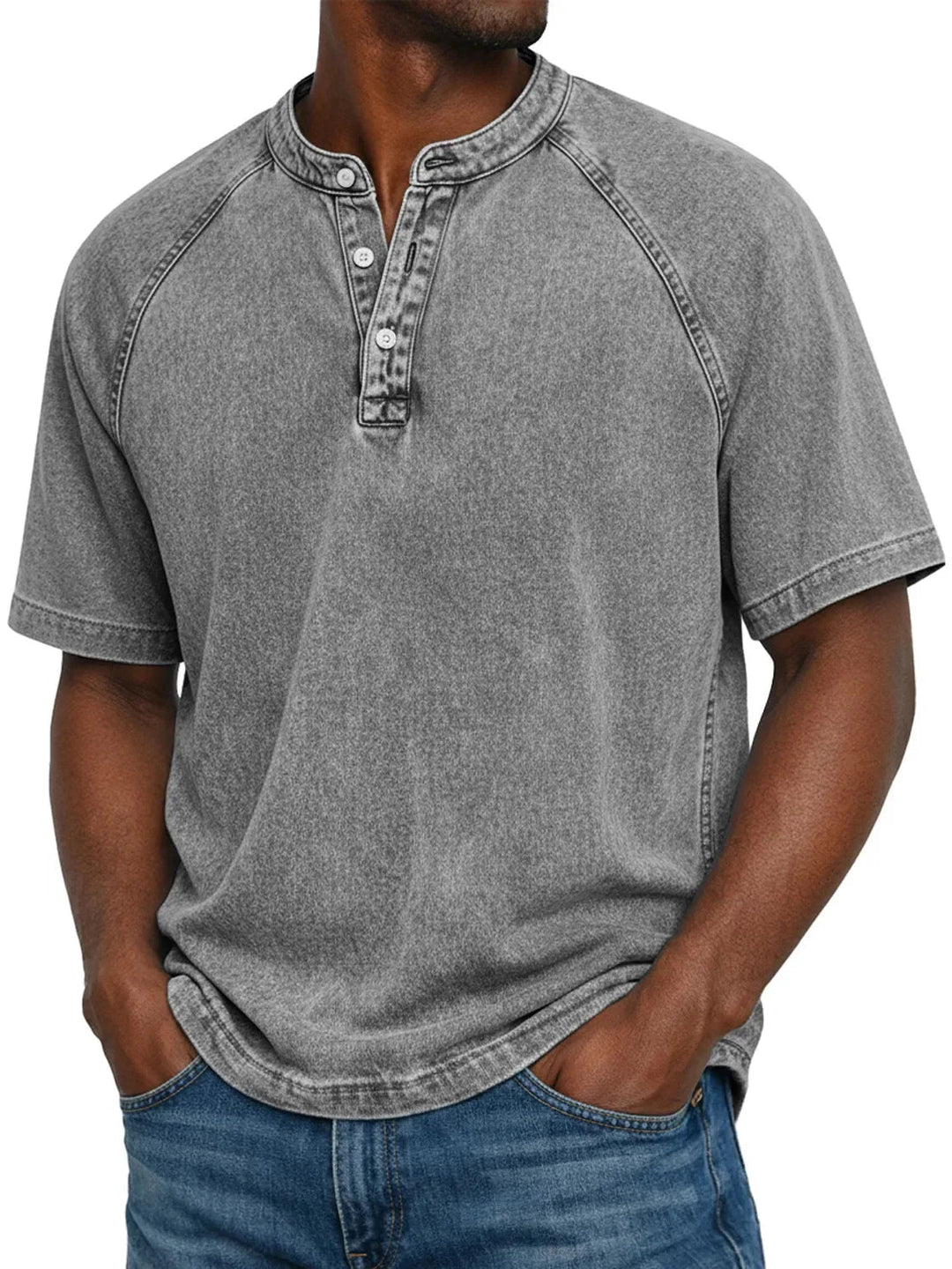 Men's Shirt with Buttons Short Sleeves Casual