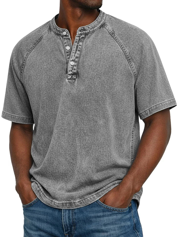 Men's Shirt with Buttons Short Sleeves Casual