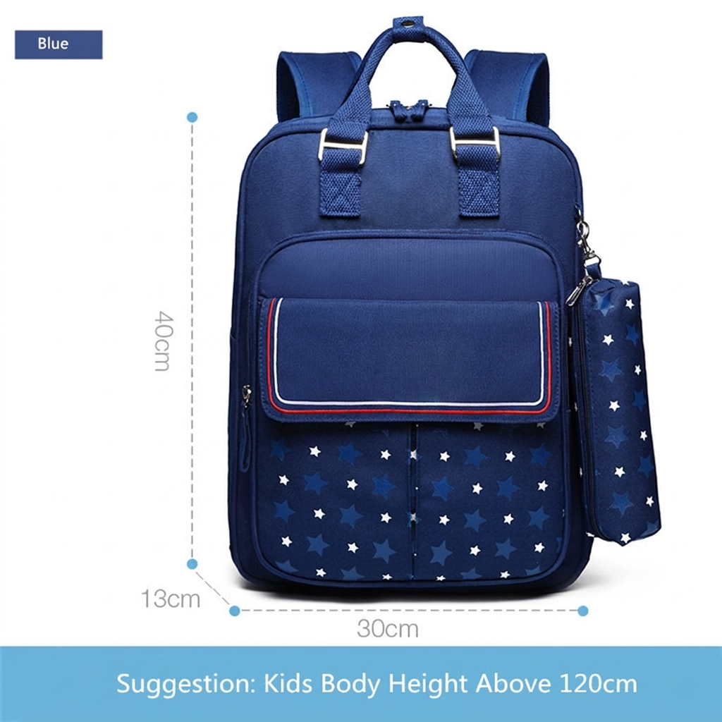 Bright Days Kids School Backpack with Spacious Compartments