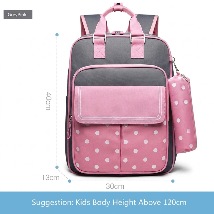 Bright Days Kids School Backpack with Spacious Compartments