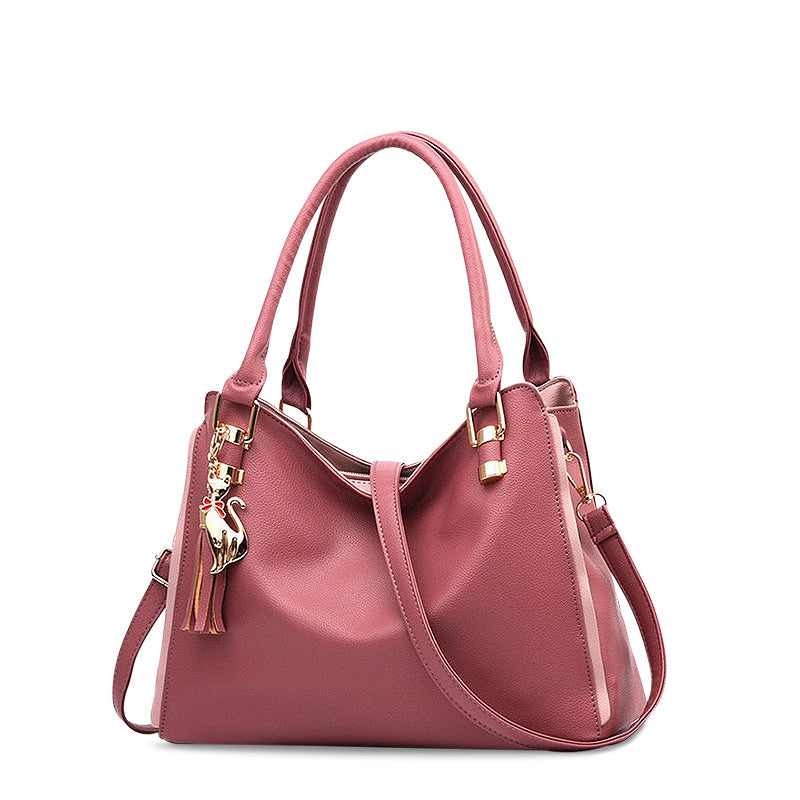 Vivienne – Vegan Cowhide Hobo Shoulder Handbag