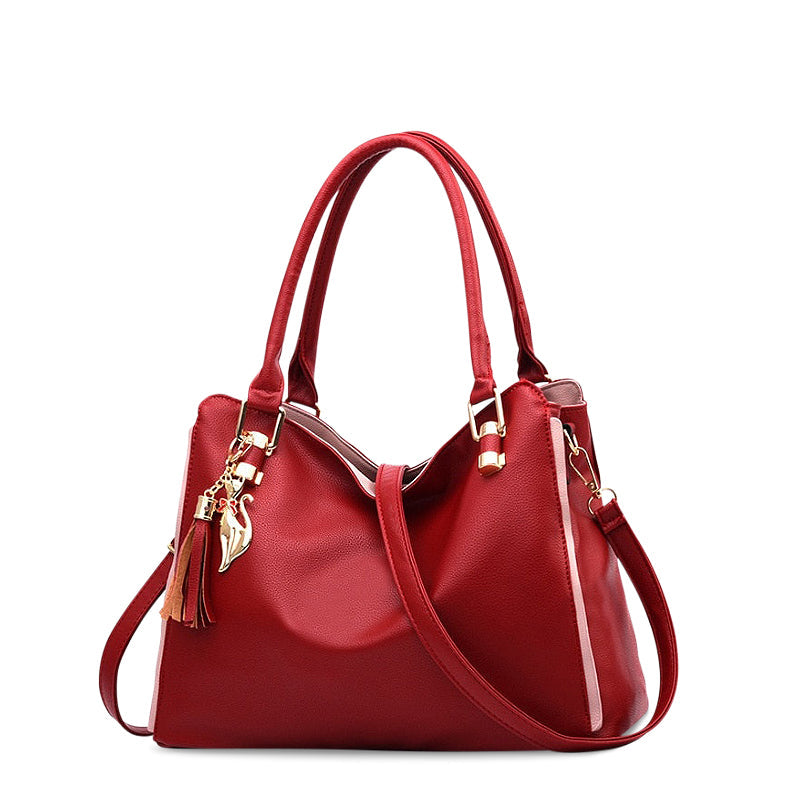 Vivienne – Vegan Cowhide Hobo Shoulder Handbag
