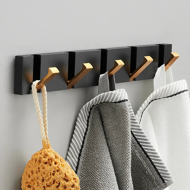 Folding Hook Stainless Steel – Luxury Foldable Wall Hook for Coats, Bags, and Towels