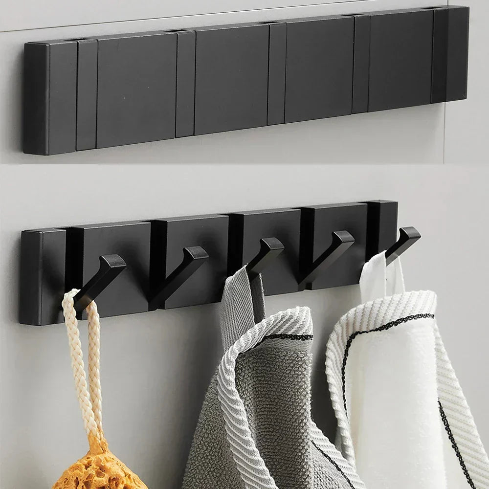 Folding Hook Stainless Steel – Luxury Foldable Wall Hook for Coats, Bags, and Towels