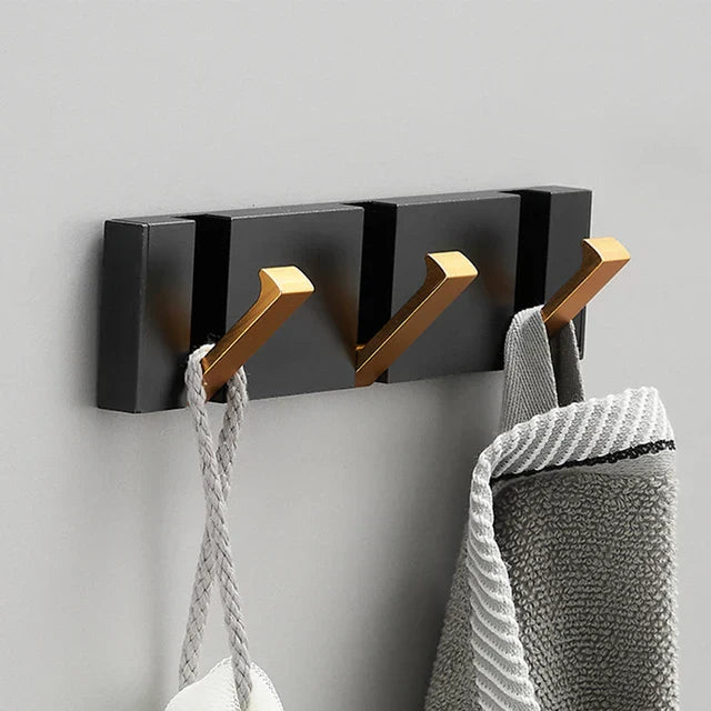 Folding Hook Stainless Steel – Luxury Foldable Wall Hook for Coats, Bags, and Towels