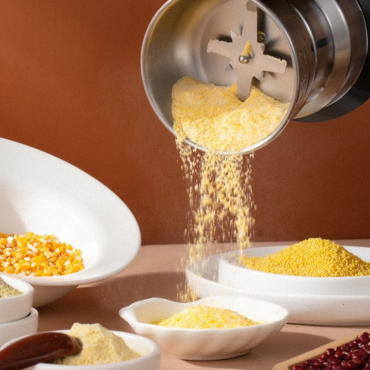 Compact Stainless Steel Electric Grinder – Coffee, Spices & More