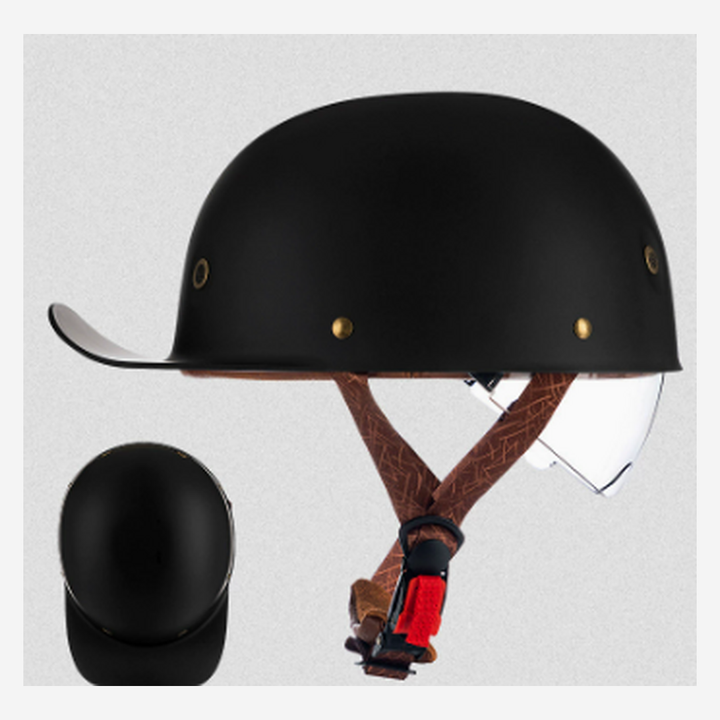 Urban Commuter Half-Shell Motorcycle Helmet with DOT & ECE Certification