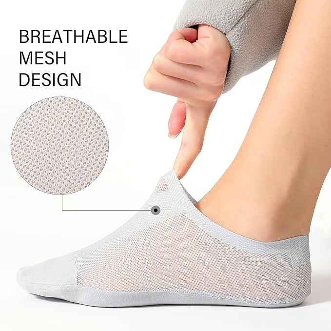 InvisiSoft – No-Slip Combed Cotton Hidden Socks