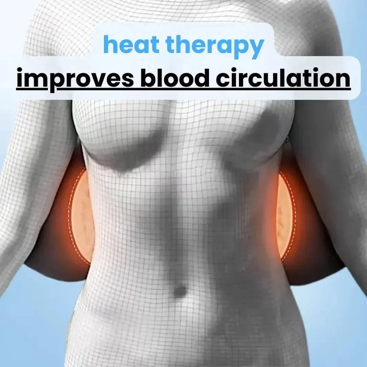 Back Pain Massager with Heat & Vibration Massage, Back Support for Sciatica Relief, Lumbar Pain & Posture Correction – 3-in-1 Home Treatment