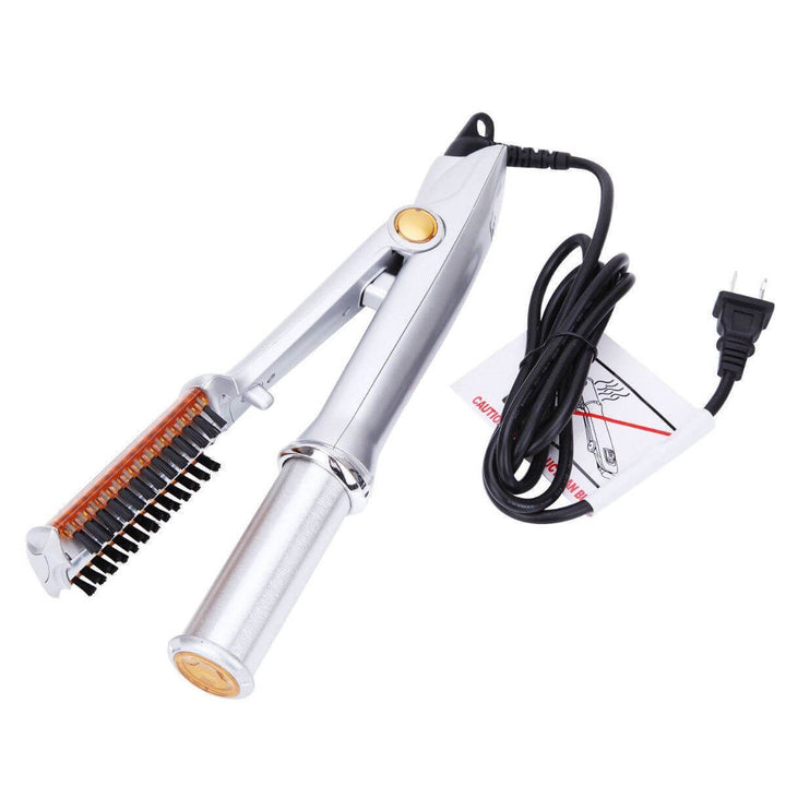 StyleTwist 2-in-1 Rotating Hair Styler Curling Iron & Straightener