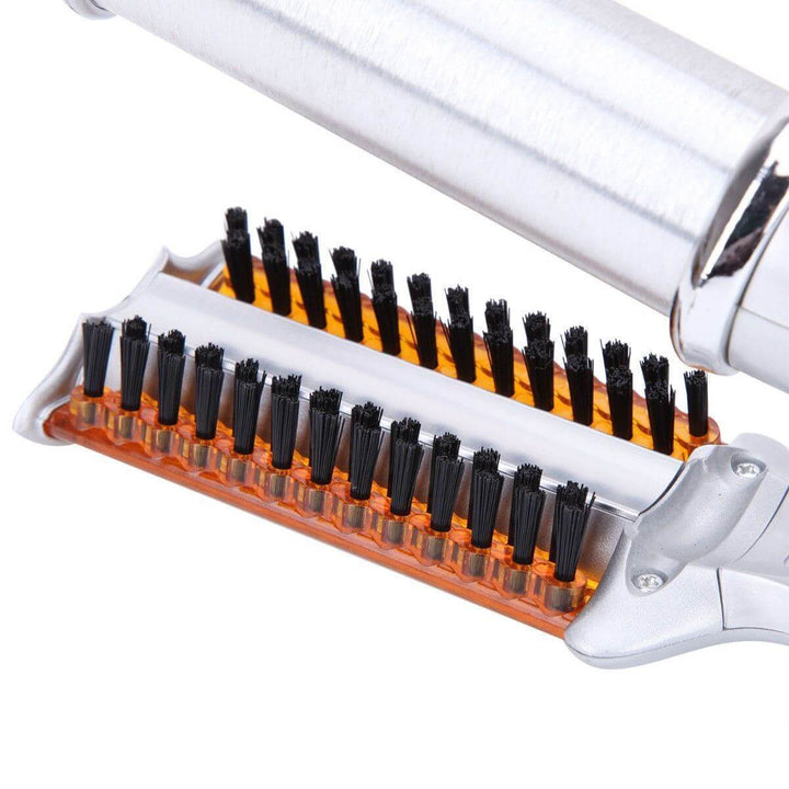StyleTwist 2-in-1 Rotating Hair Styler Curling Iron & Straightener