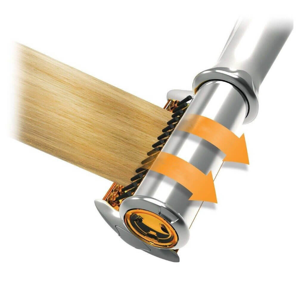 StyleTwist 2-in-1 Rotating Hair Styler Curling Iron & Straightener
