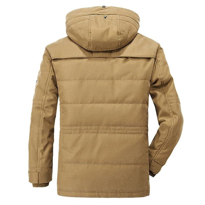 Alpine Hooded Winter Coat - Men's Zip-Up Design