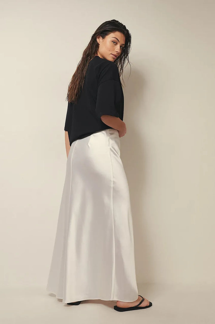 Chaveli - High Waist Satin Skirt