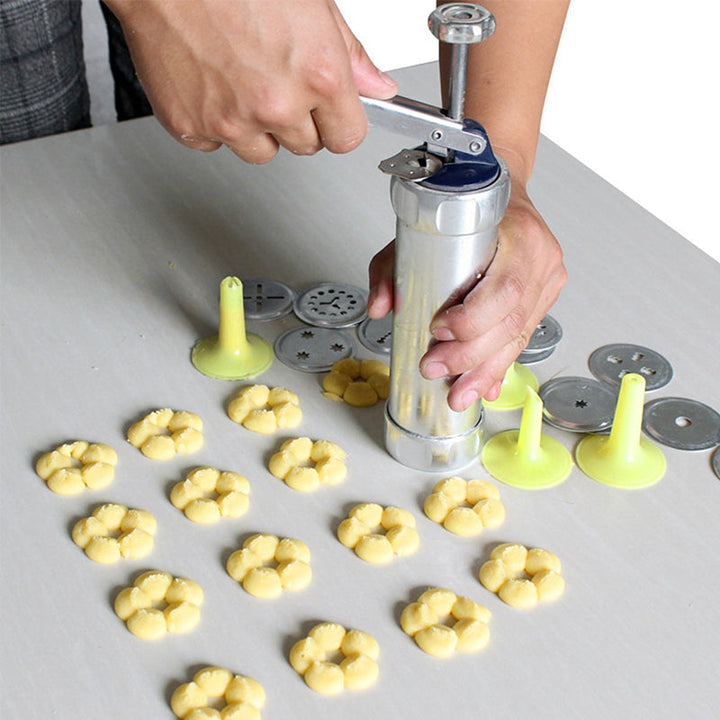 Multifunctional Stainless Steel Cookie Press for Perfect Results