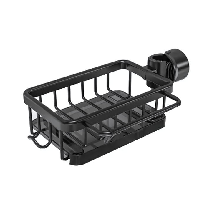 Kitchen Sink Basket Organizer Black Metal Storage Caddy Soap