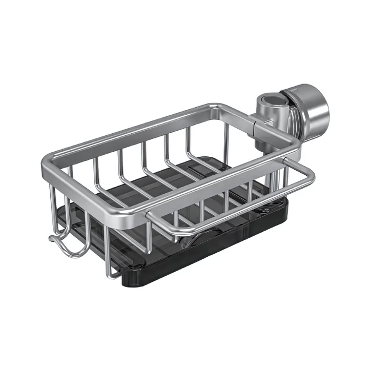 Kitchen Sink Basket Organizer Black Metal Storage Caddy Soap