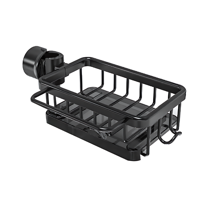 Kitchen Sink Basket Organizer Black Metal Storage Caddy Soap