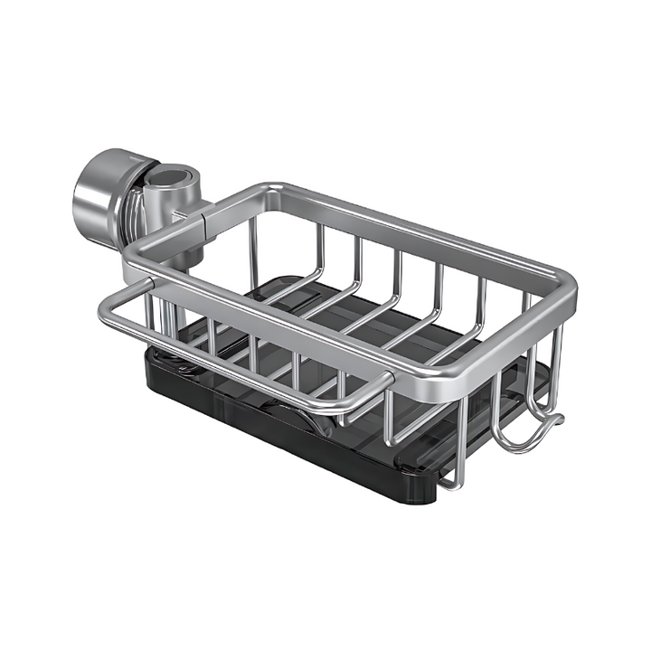 Kitchen Sink Basket Organizer Black Metal Storage Caddy Soap