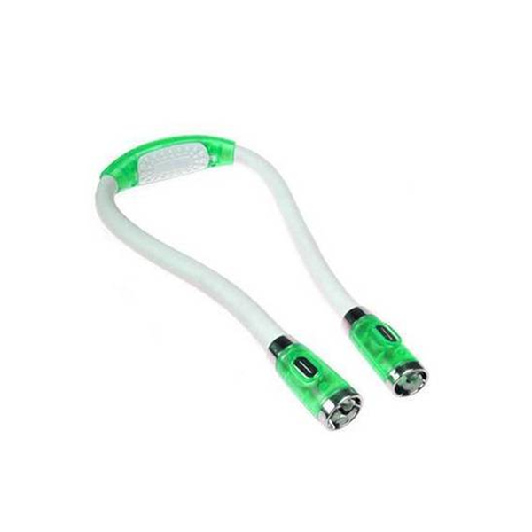 Flexible hands-free knitting and crochet lamp – LED neck lamp for crafting and reading