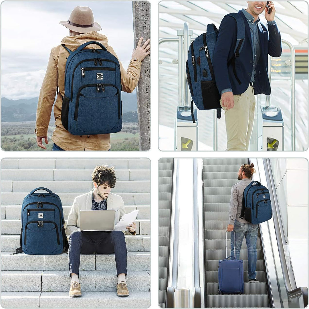 TravelGuard Pro Laptop Backpack with USB Charging Port