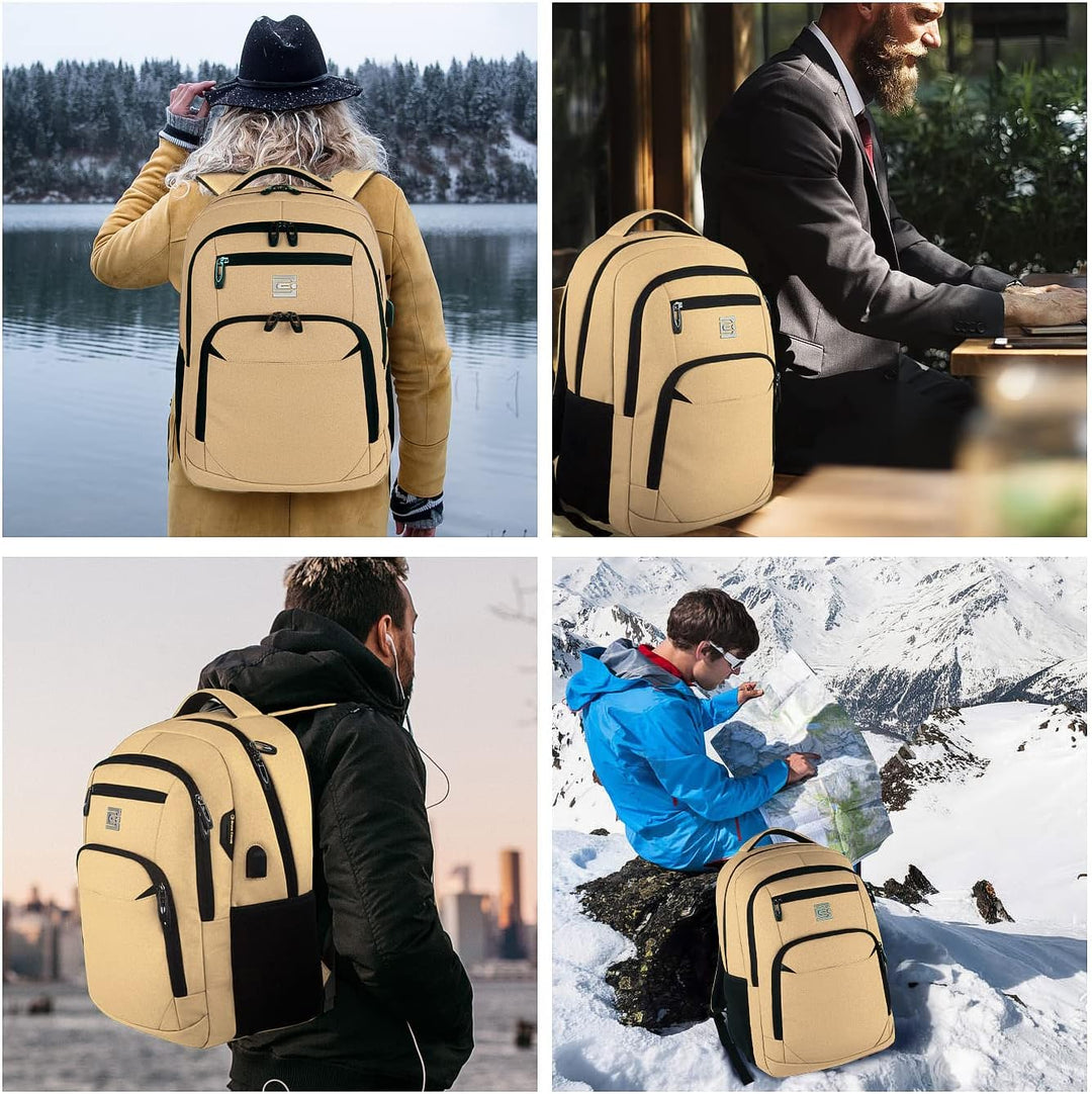 TravelGuard Pro Laptop Backpack with USB Charging Port