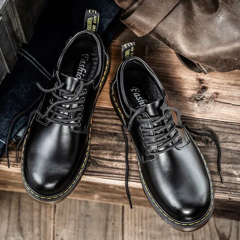 Men's Leather Shoes with Laces | Elegant Timeless Style