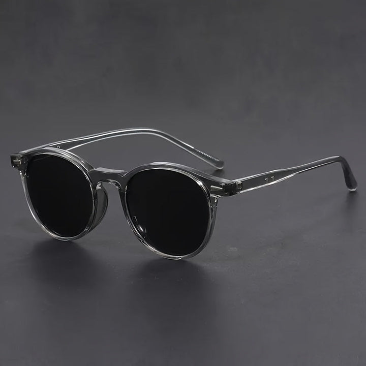 Men's Sunglasses | Lightweight Retro Round Frame | Tortoiseshell Design