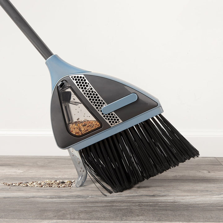 DustSweep Pro Cordless Floor Cleaner - Lightweight 2-in-1 Vacuum Broom