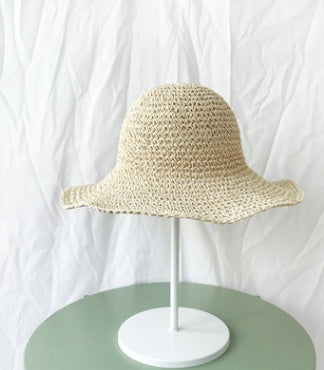 Lightweight Breathable Summer Beach Hat for Women – Neutral Colors