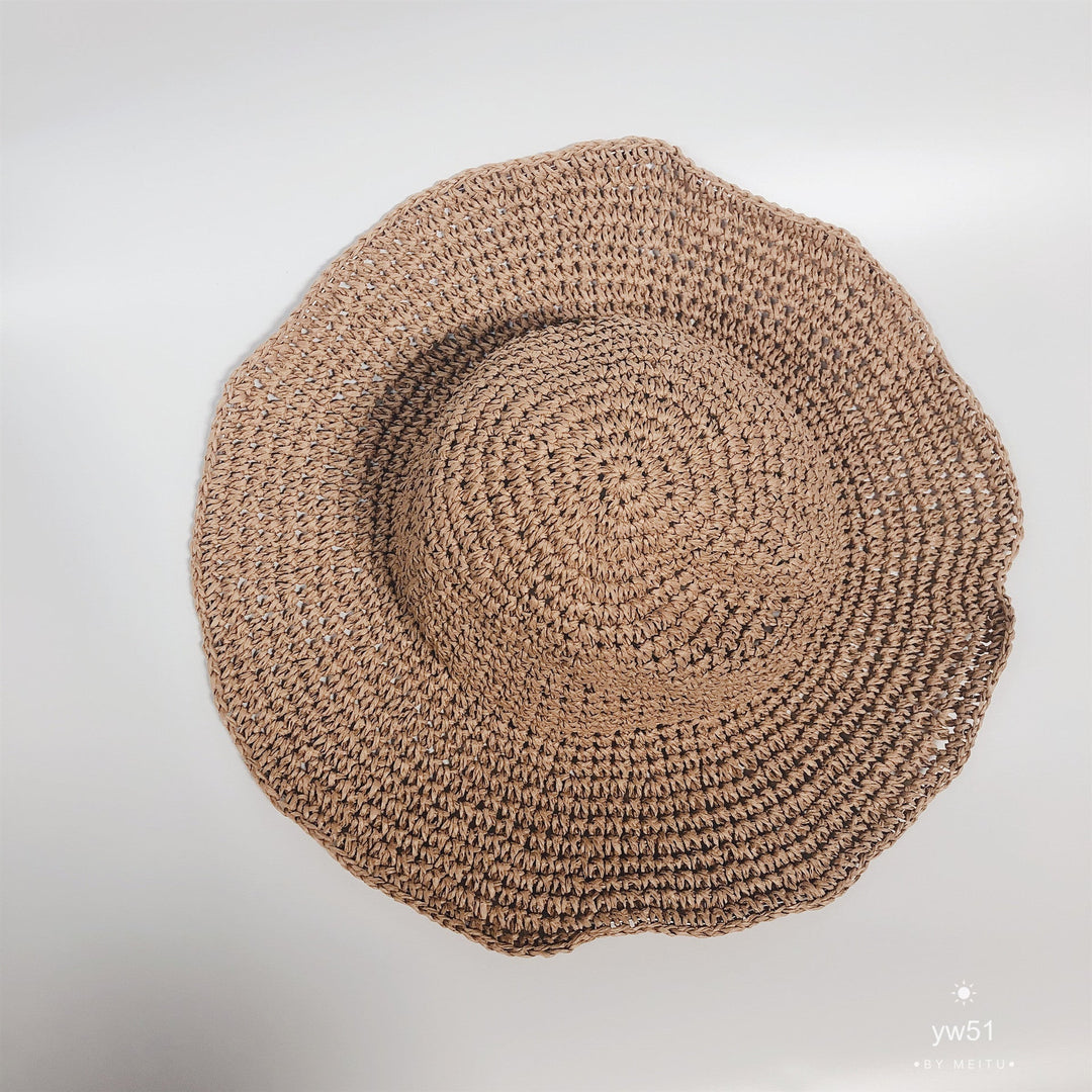 Lightweight Breathable Summer Beach Hat for Women – Neutral Colors