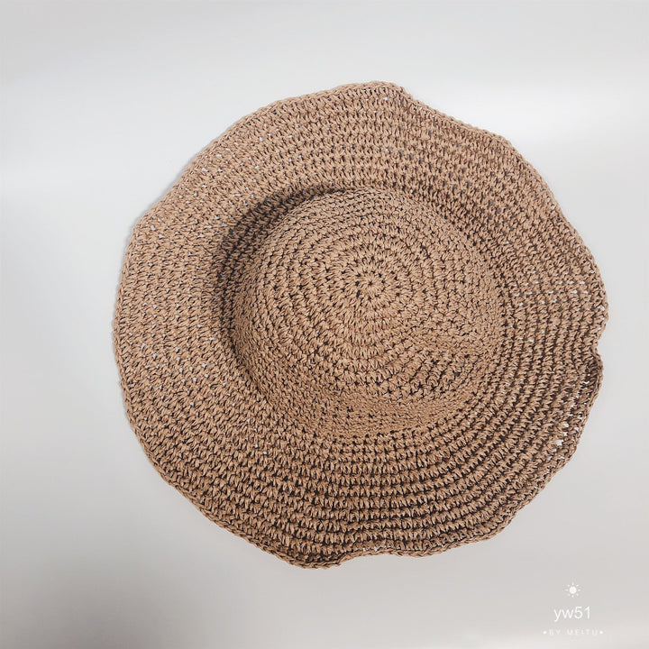 Lightweight Breathable Summer Beach Hat for Women – Neutral Colors