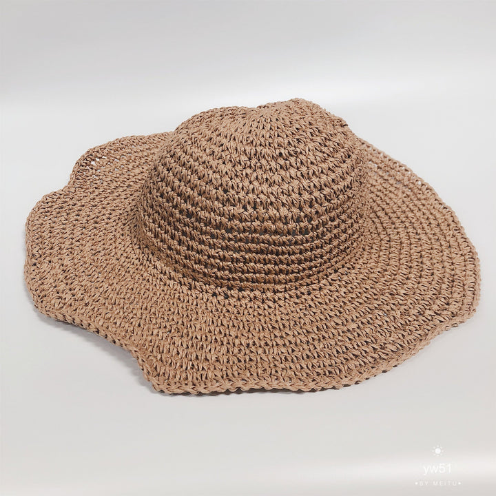 Lightweight Breathable Summer Beach Hat for Women – Neutral Colors