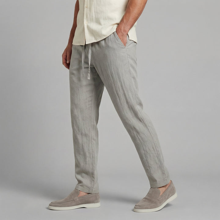 Men's Linen Wide Leg Casual Summer Pants