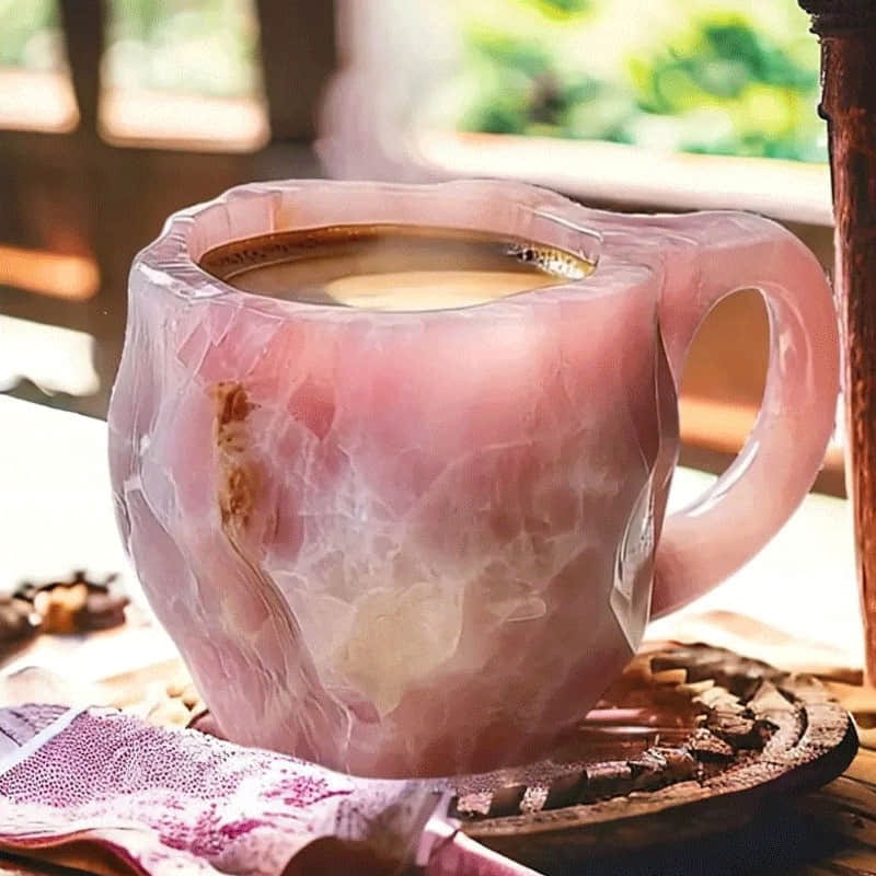 Coffee Mug Agate Design Decorative Drinkware Home Office