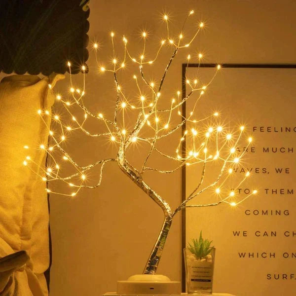 LED Tree Lamp with Adjustable Light Branches