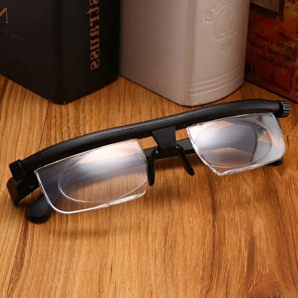Variable Focus Reading Glasses with Dial Adjustment - Lightweight Frame