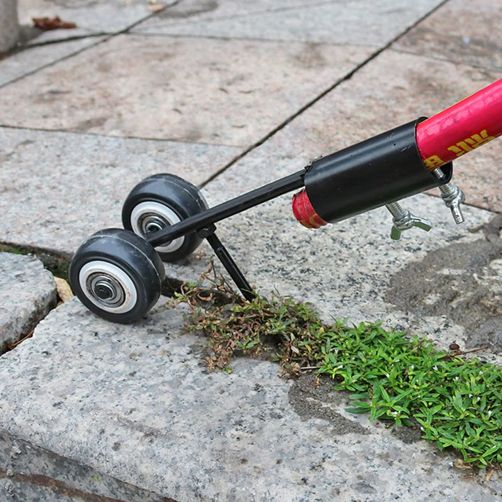 Dual-Hook Garden Weeder Tool - Easy Root Removal for Pathways and Borders