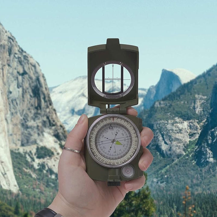 Multifunctional Military Compass with Clinometer for Outdoor Use
