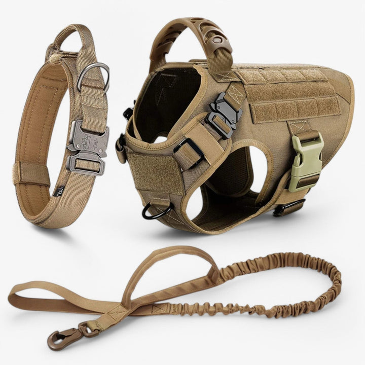 Military Dog Tactical Training Vest Quick-Release System